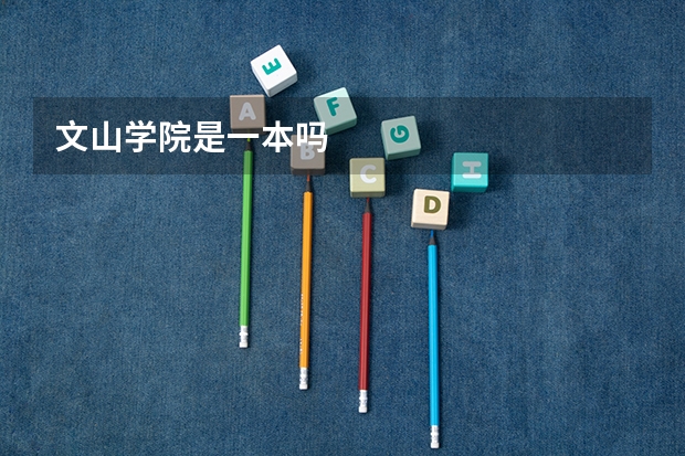 文山学院是一本吗