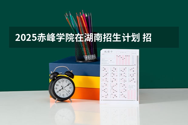 2025赤峰学院在湖南招生计划 招生人数