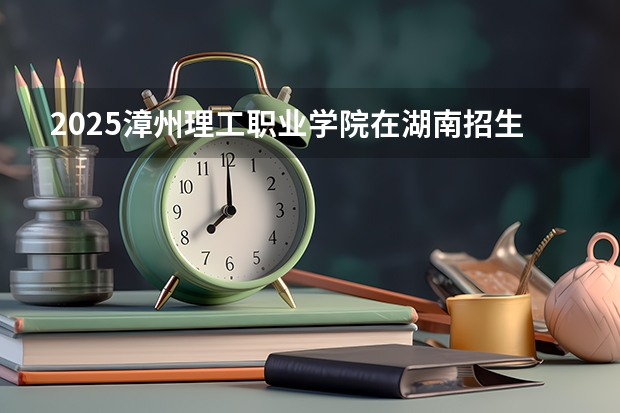 2025漳州理工职业学院在湖南招生计划 招生人数
