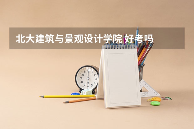 北大建筑与景观设计学院 好考吗