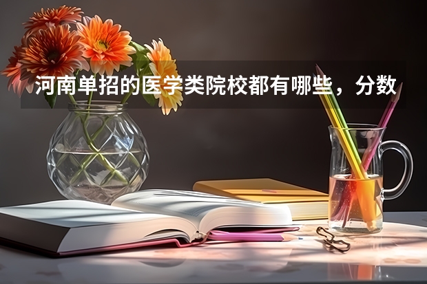 河南单招的医学类院校都有哪些，分数线多高
