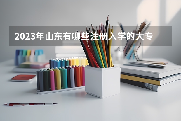 2023年山东有哪些注册入学的大专学校？