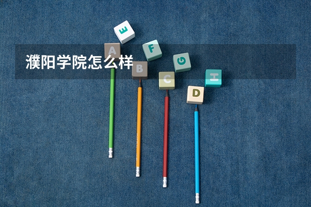 濮阳学院怎么样