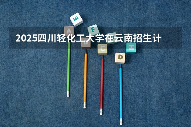 2025四川轻化工大学在云南招生计划 招生人数预测