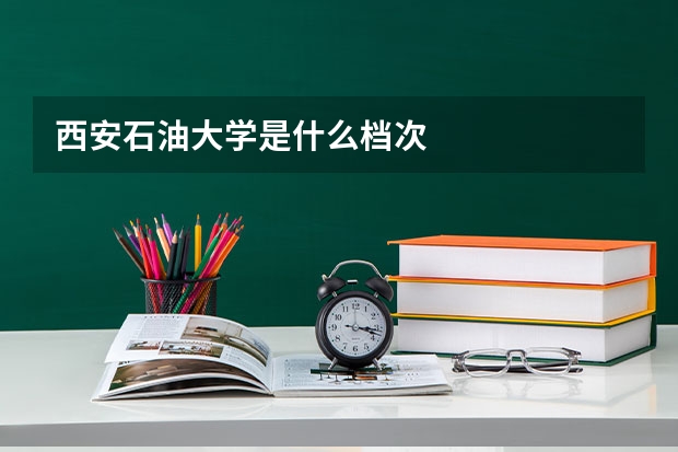 西安石油大学是什么档次