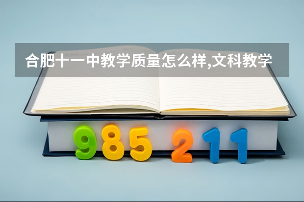 合肥十一中教学质量怎么样,文科教学如何？急~~