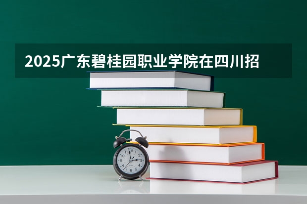 2025广东碧桂园职业学院在四川招生计划人数（2026参考）