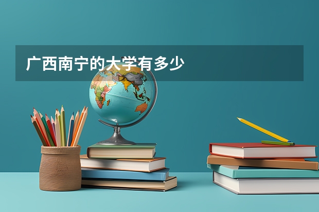 广西南宁的大学有多少