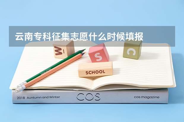云南专科征集志愿什么时候填报