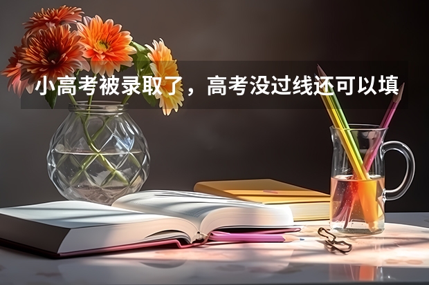 小高考被录取了，高考没过线还可以填报志愿吗？