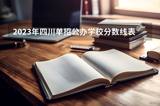 2023年四川单招公办学校分数线表 四川城市职业学院分数线