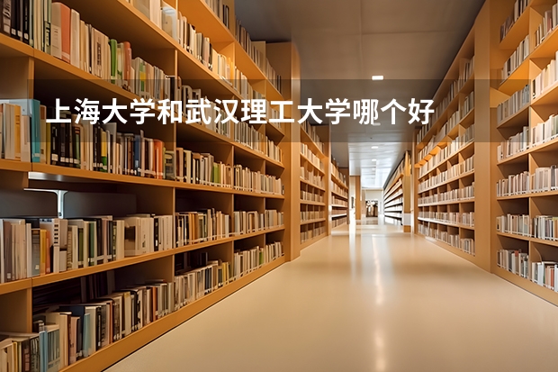 上海大学和武汉理工大学哪个好