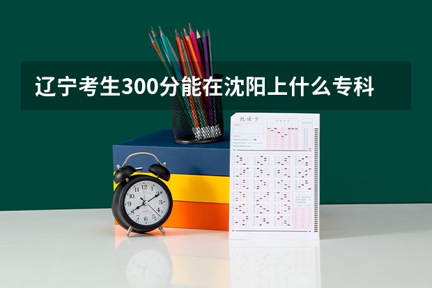 辽宁考生300分能在沈阳上什么专科学校