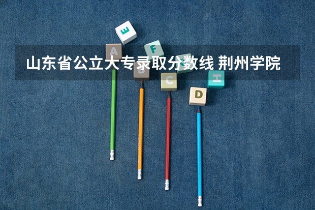山东省公立大专录取分数线 荆州学院分数线