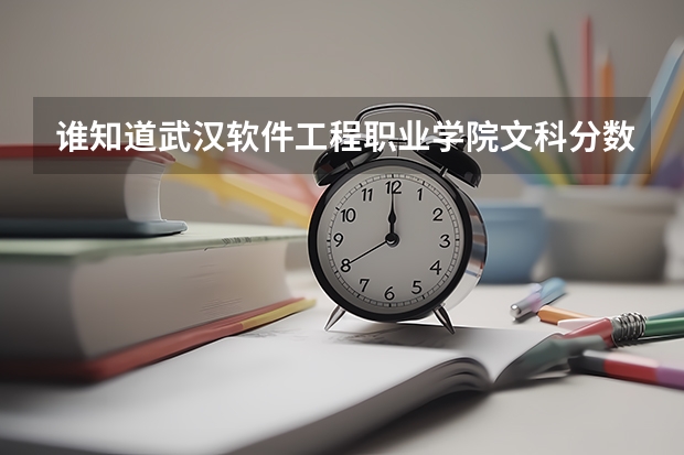 谁知道武汉软件工程职业学院文科分数线多少，还有到15年 .16年会降？