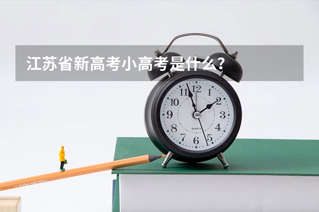 江苏省新高考小高考是什么？