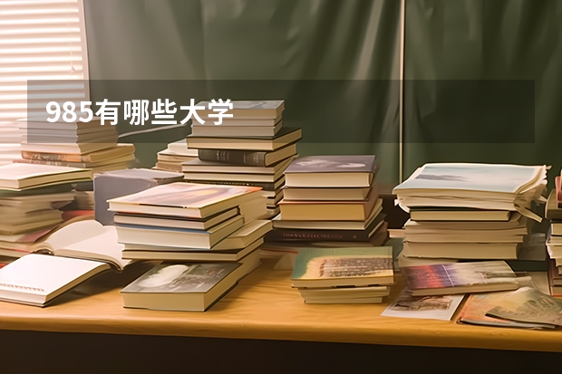 985有哪些大学
