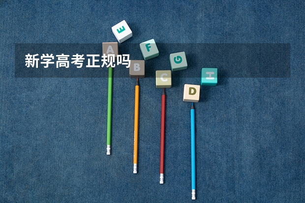 新学高考正规吗