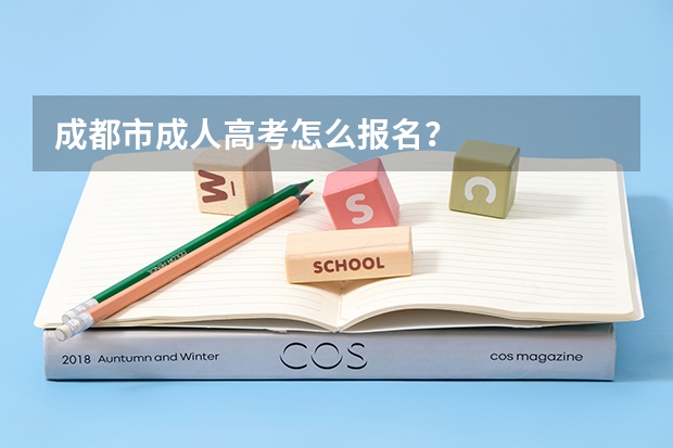 成都市成人高考怎么报名？