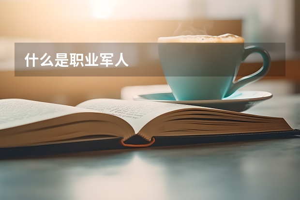 什么是职业军人