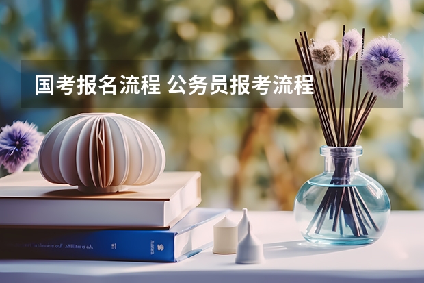 国考报名流程 公务员报考流程
