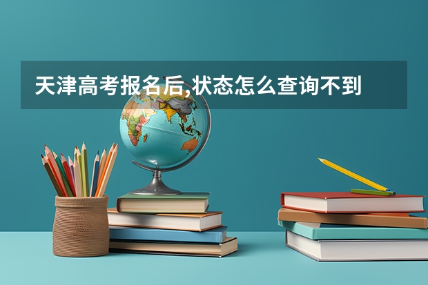 天津高考报名后,状态怎么查询不到