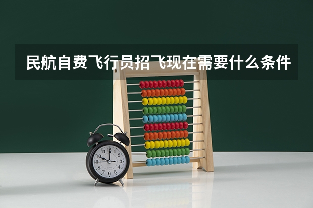 民航自费飞行员招飞现在需要什么条件？
