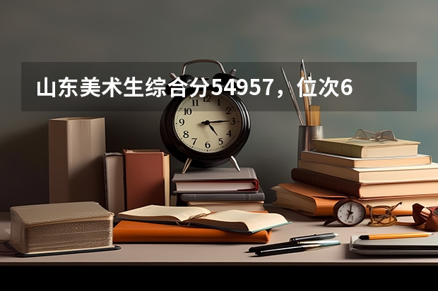 山东美术生综合分549.57，位次6696能报哪些好一点的学校？