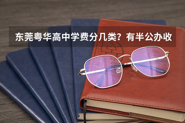 东莞粤华高中学费分几类？有半公办收费吗？民办收费分A，B线吗？如果