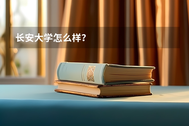 长安大学怎么样？