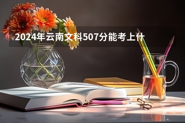 2024年云南文科507分能考上什么大学？
