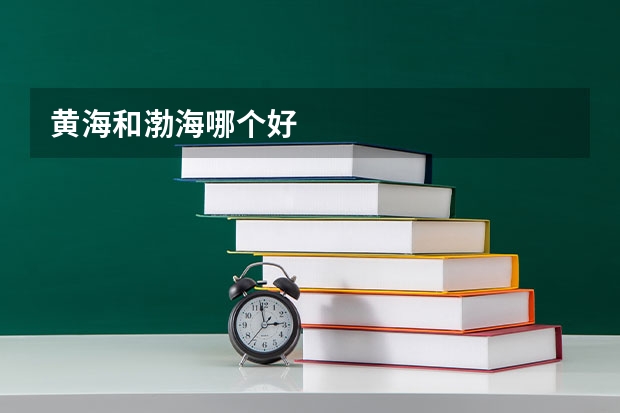 黄海和渤海哪个好
