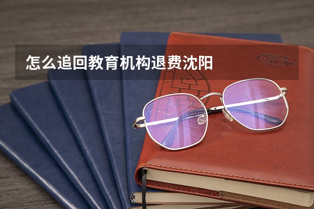 怎么追回教育机构退费沈阳