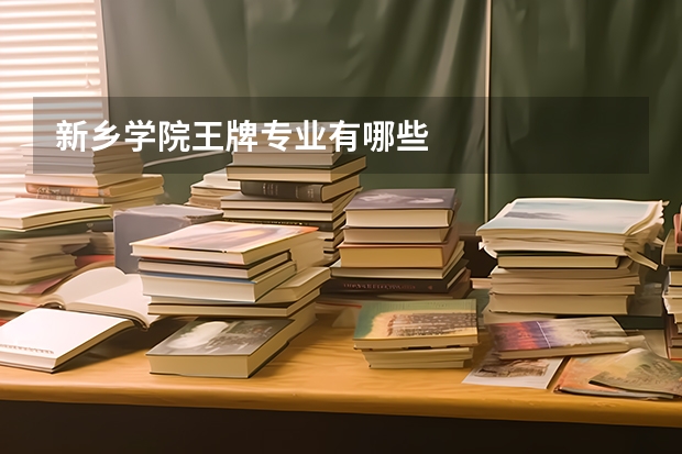 新乡学院王牌专业有哪些