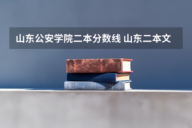 山东公安学院二本分数线 山东二本文科大学排名及文科分数线排名