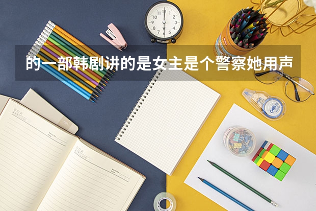 的一部韩剧讲的是女主是个警察她用声音听犯人在什么地方，电视剧是英文名