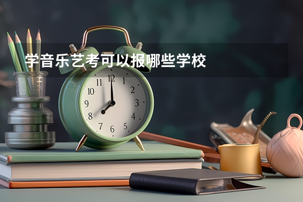 学音乐艺考可以报哪些学校