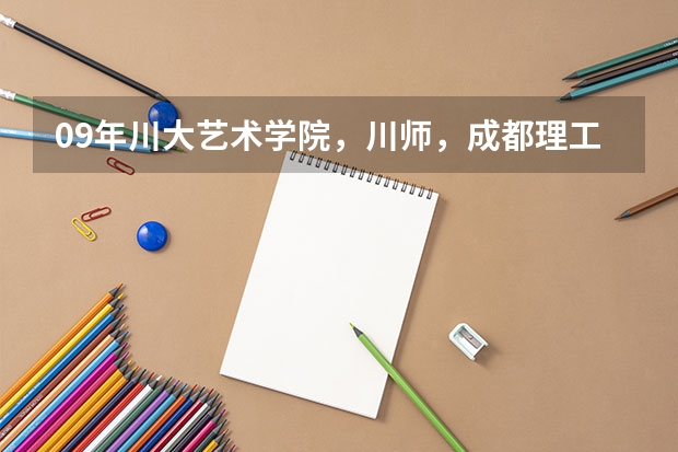 09年川大艺术学院,川师,成都理工大学影视艺术学院艺考招生简章(2024山西艺术统考各科目考试时间)