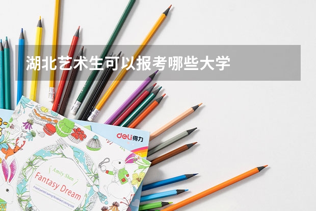 湖北艺术生可以报考哪些大学