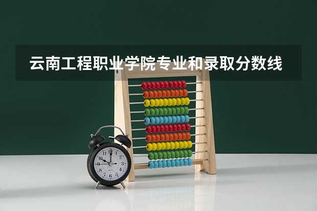  云南工程职业学院专业和录取分数线是多少