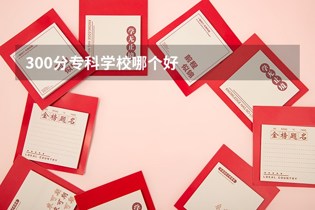 300分专科学校哪个好