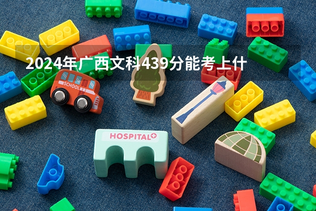 2024年广西文科439分能考上什么大学？