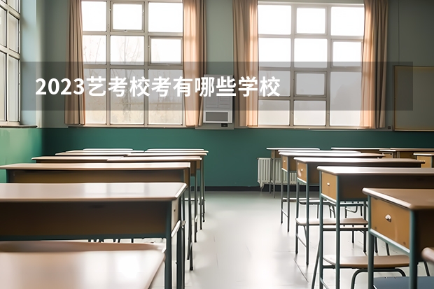 2023艺考校考有哪些学校