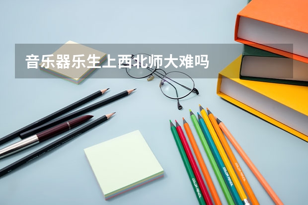 音乐器乐生上西北师大难吗