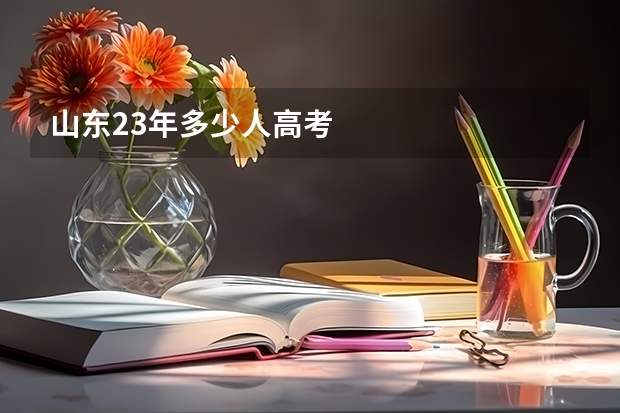 山东23年多少人高考