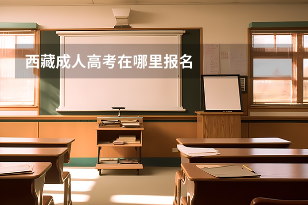 西藏成人高考在哪里报名