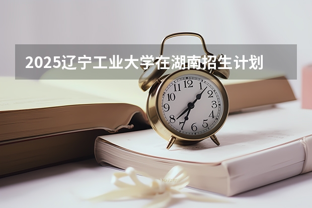 2025辽宁工业大学在湖南招生计划 招生人数预测