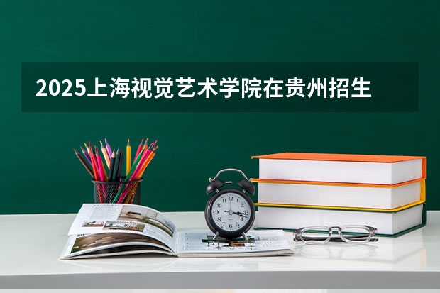 2025上海视觉艺术学院在贵州招生计划 招生人数预测