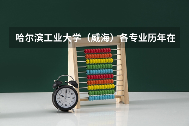 哈尔滨工业大学（威海）各专业历年在北京招生人数是多少