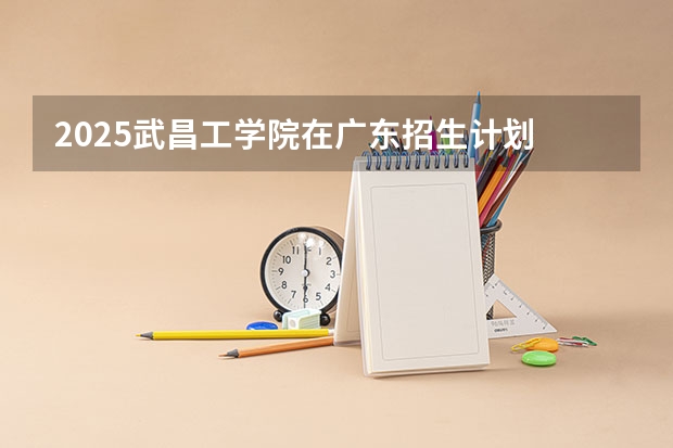 2025武昌工学院在广东招生计划 招生人数预测